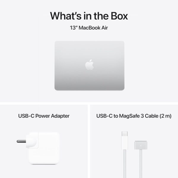 Apple 2025 MacBook Air (13-inch, Apple M4 chip with 10-core CPU and 8-core GPU, 16GB Unified Memory, 256GB) - Silver - Image 5