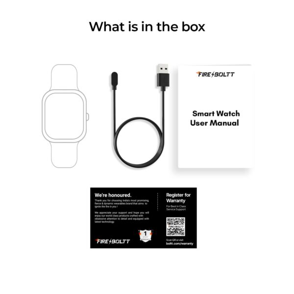 Fire-Bolt ARC Bluetooth calling, 1.95" AMOLED Display, 410*502 Pixel High Resolution, Built In Mic & Speake, Find ,IP68 Smartwatch. - Image 5